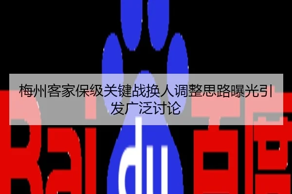 梅州客家保级关键战换人调整思路曝光引发广泛讨论